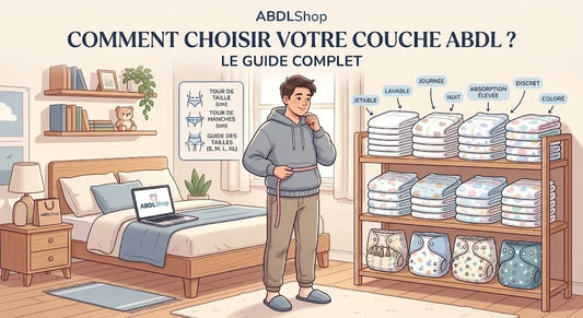 Comment choisir une couche ABDL ? Taille, absorption et style