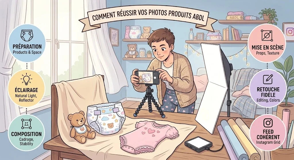 Faire de belles photos ABDL : le guide complet pour créer un feed qui donne envie