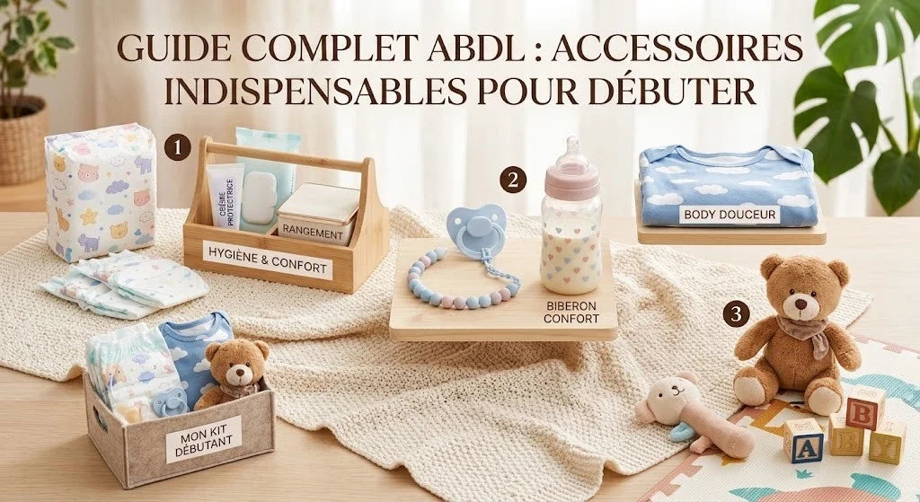 Accessoires ABDL indispensables : le guide complet pour débuter