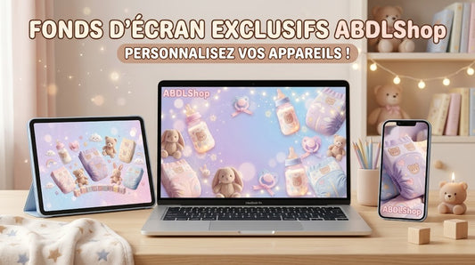 Pack de 3 Fonds d'Écran "Douceur Pastel" | Nounours, Couches & Magie