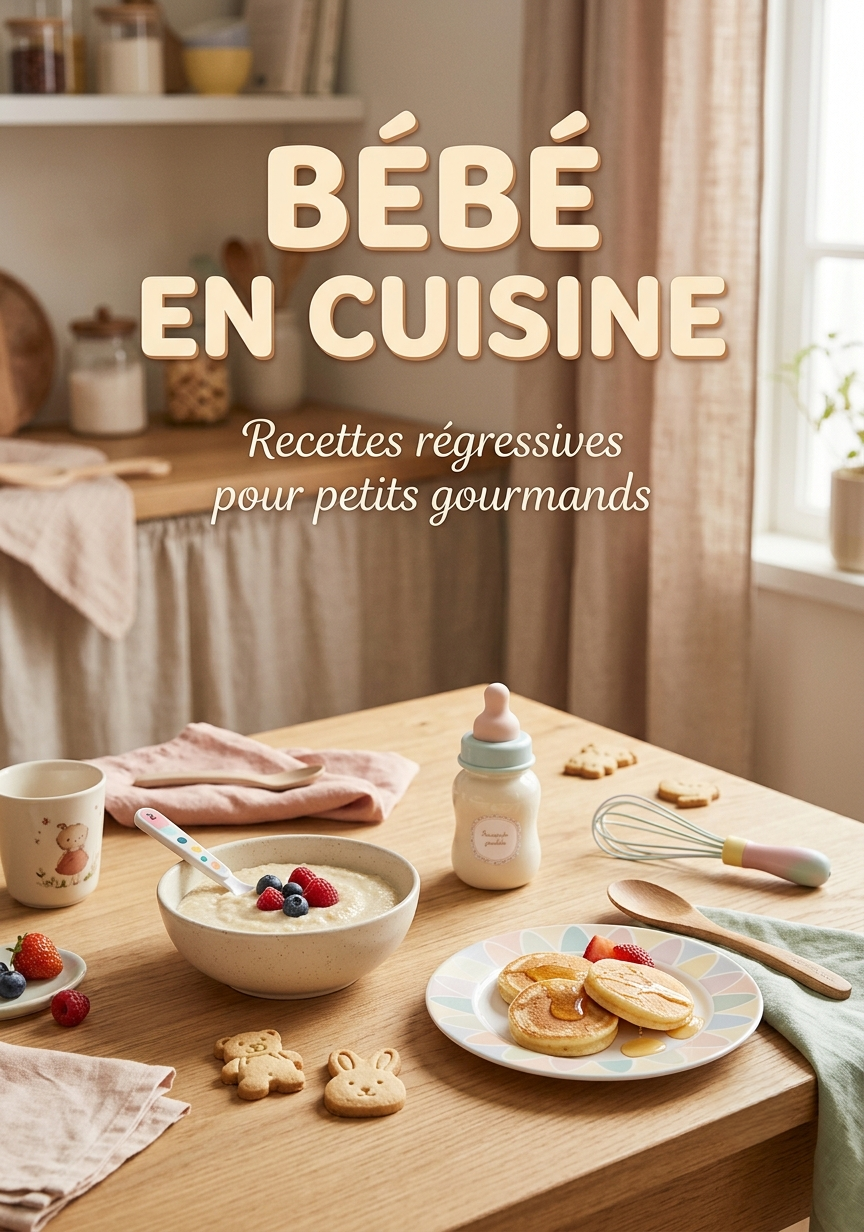 Bébé en cuisine : recettes régressives pour petits gourmands