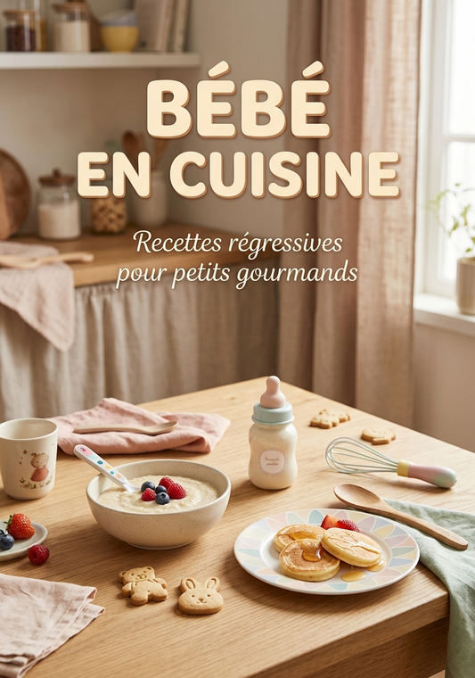Bébé en cuisine : recettes régressives pour petits gourmands