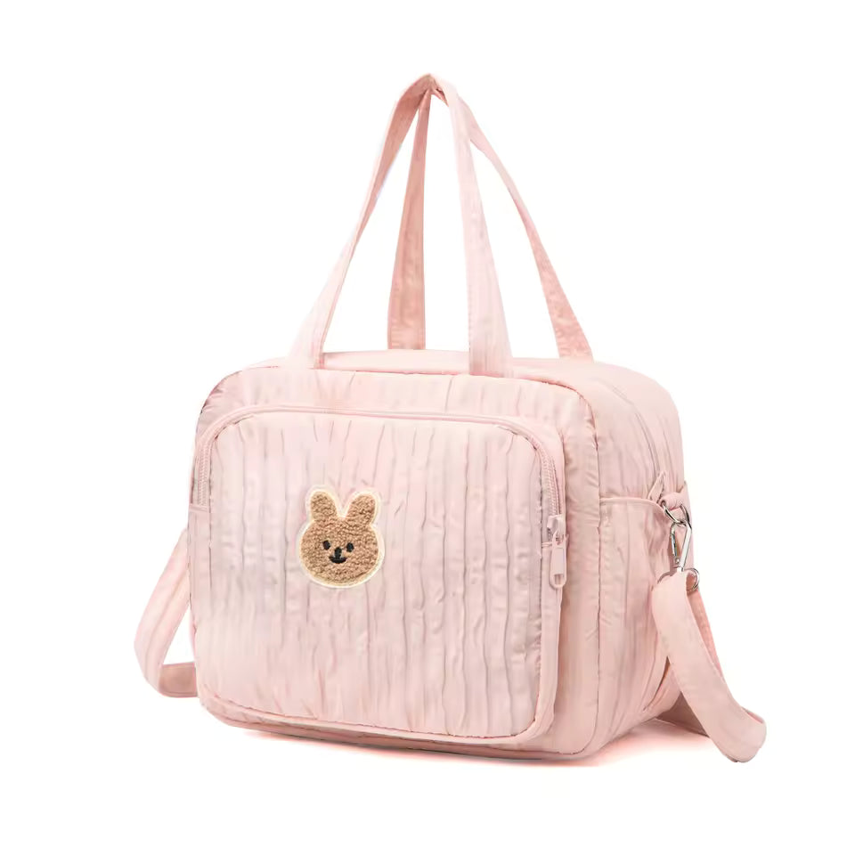 Sac de Sortie "Mon Petit Ourson" | Grande Capacité & Look Kawaii