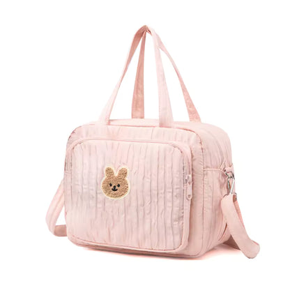 Sac de Sortie "Mon Petit Ourson" | Grande Capacité & Look Kawaii