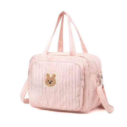 Sac de Sortie "Mon Petit Ourson" | Grande Capacité & Look Kawaii