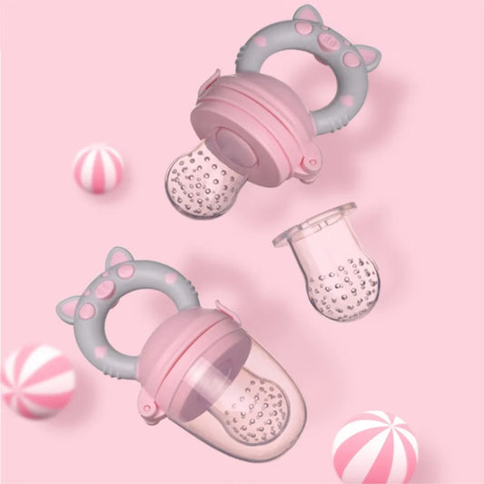 Sucette grignoteuse en silicone - Accessoire d’éveil premium pour bébé