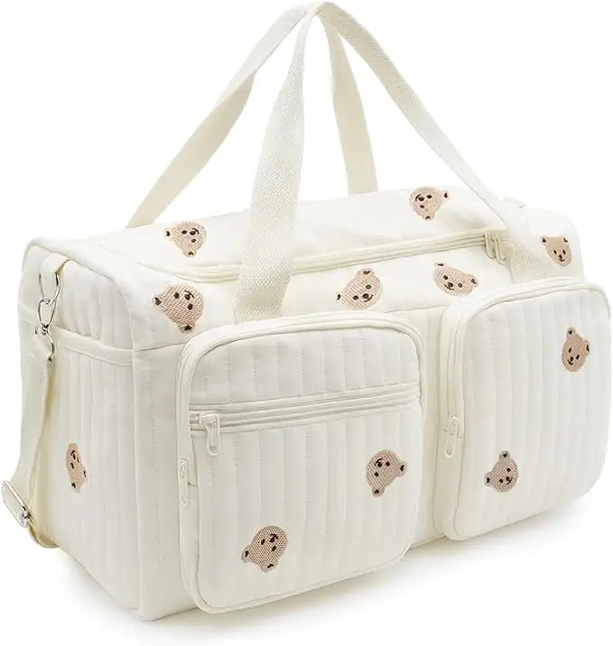 Sac à langer ABDL Ourson Blanc