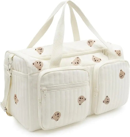 Sac à langer ABDL Ourson Blanc