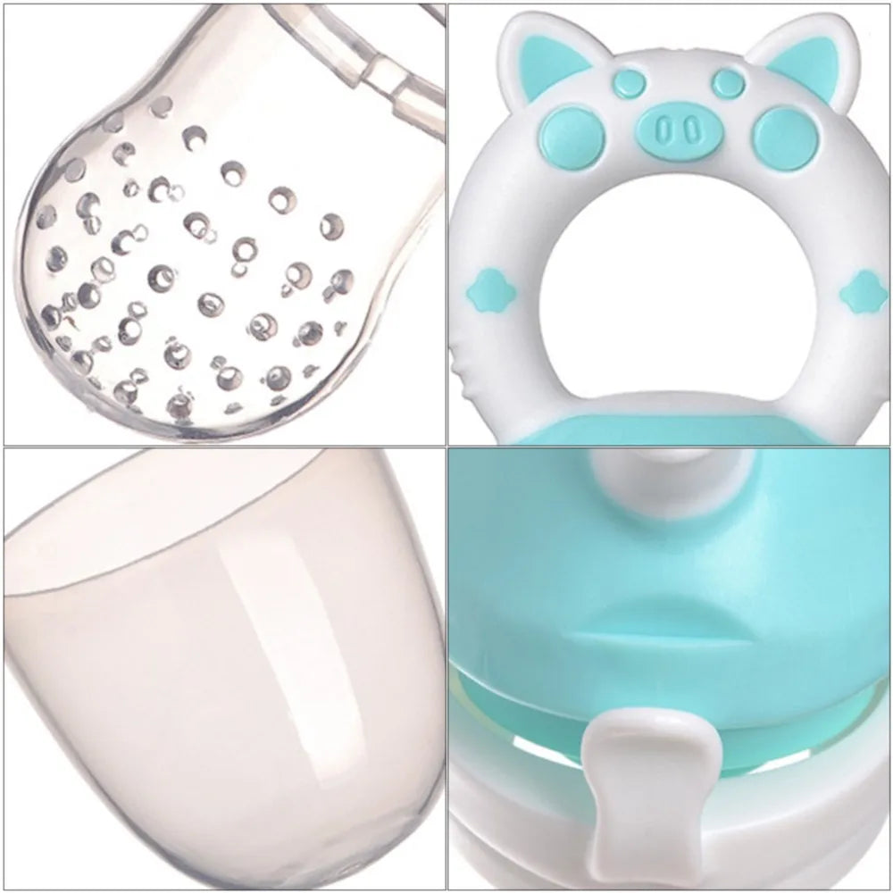 Sucette grignoteuse en silicone - Accessoire d’éveil premium pour bébé