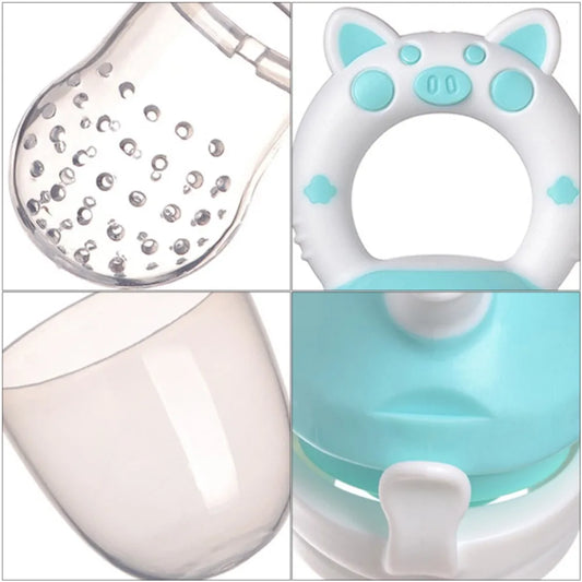 Sucette grignoteuse en silicone - Accessoire d’éveil premium pour bébé