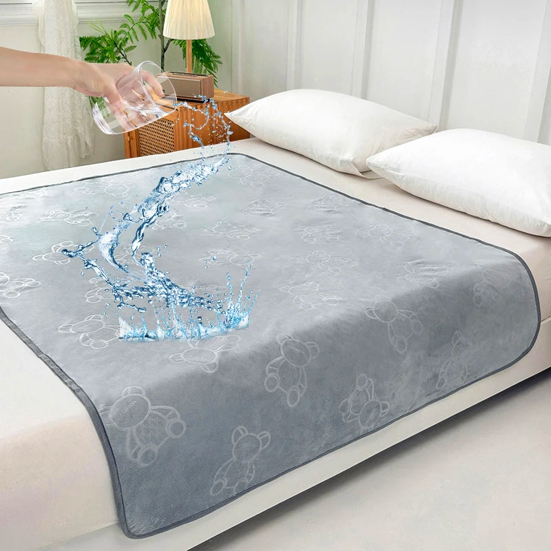 Premium ABDL – Protège-Matelas Imperméable Ultra-Confort Antibactérien & Antidérapant (Tailles S à XL)