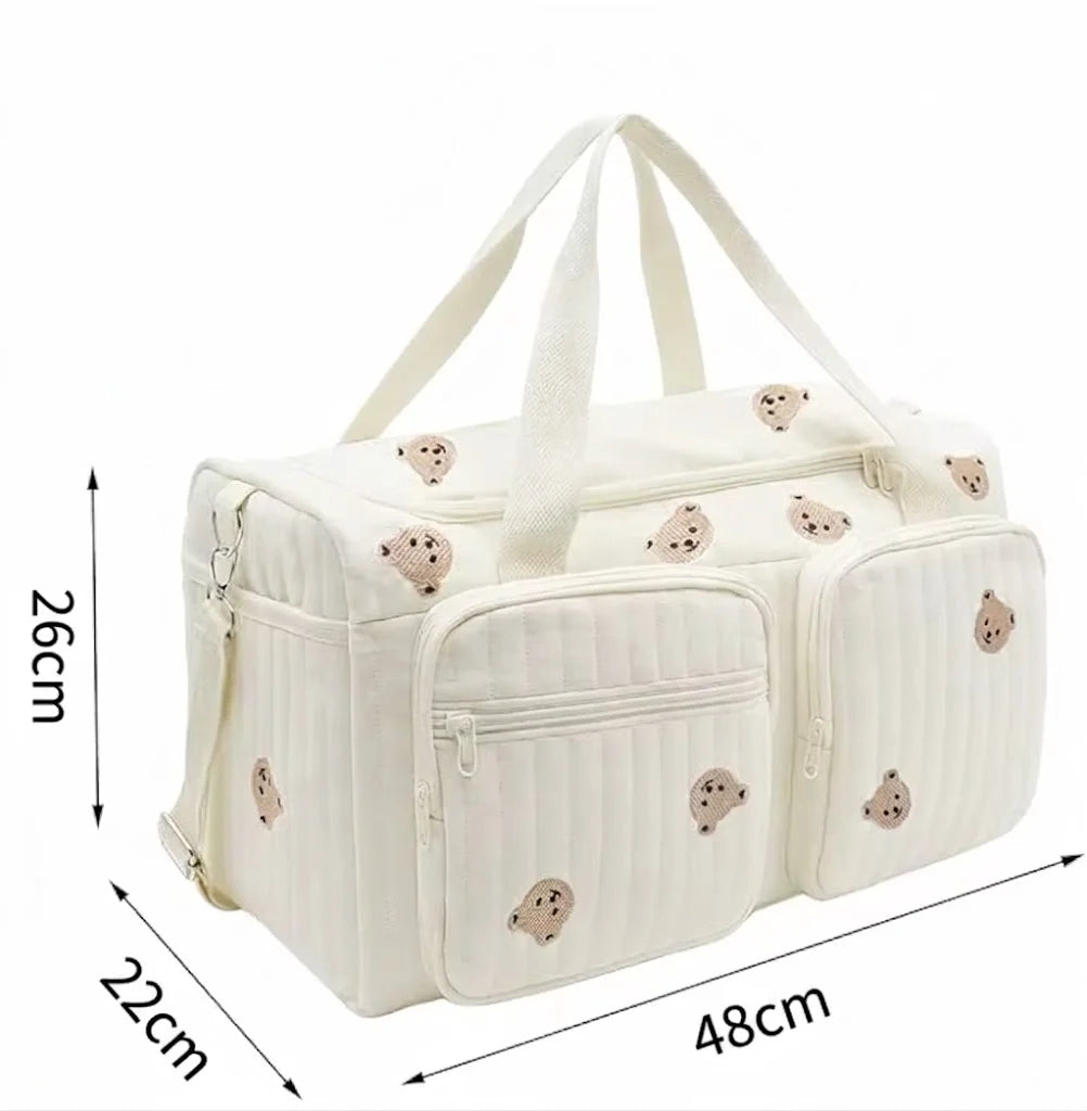 Sac à langer ABDL Ourson Blanc