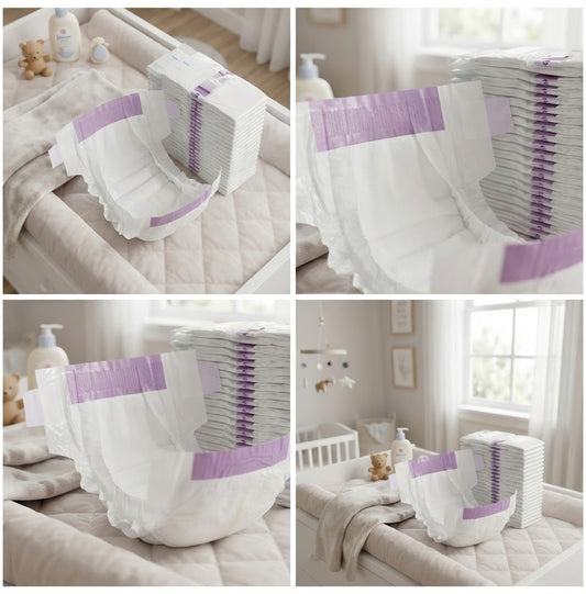 Couches ABDL Blanches à Scratch x10