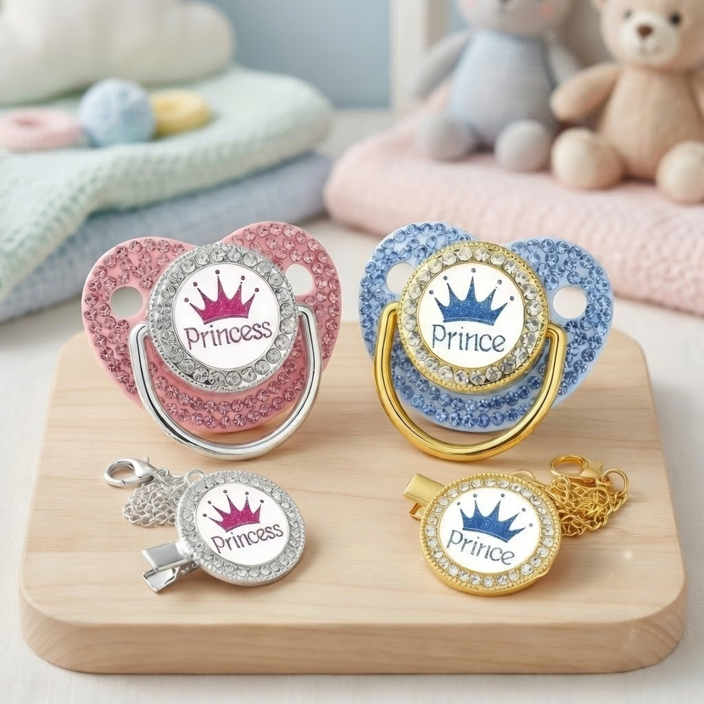 Tétines Royal Luxe - Prince & Princess Édition