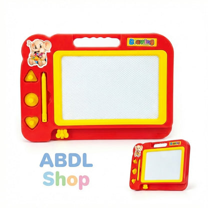 Tableau magique ABDL gros bébé artiste